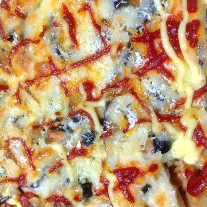 パスタ用のミートソースで!茄子のドリア